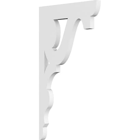Ekena Millwork Robin Architectural Grade PVC Bracket, 5/8"W X 8"D X 14"H BKTP01X08X14RB